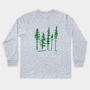 Tree design Kids Long Sleeve T-Shirt